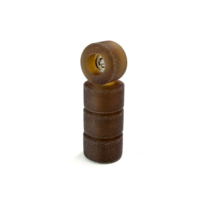 Session Fingerboards Limited Edition Session Anniversary Apex New Street Wheels, "Frosted Mug of Root Beer" - 61D - Ultraspin Bearings