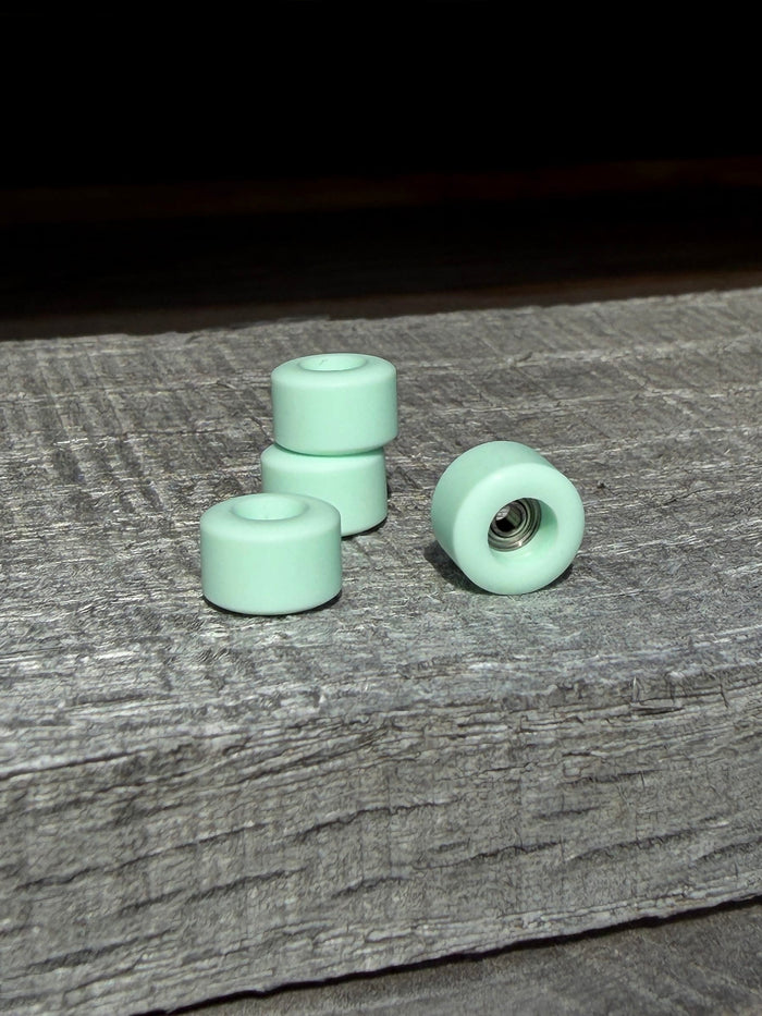 Session Fingerboards Limited Edition Session Anniversary Apex New Street Wheels, "Melted Mint Chip Ice Cream" - 71D - ABEC-9 Bearings