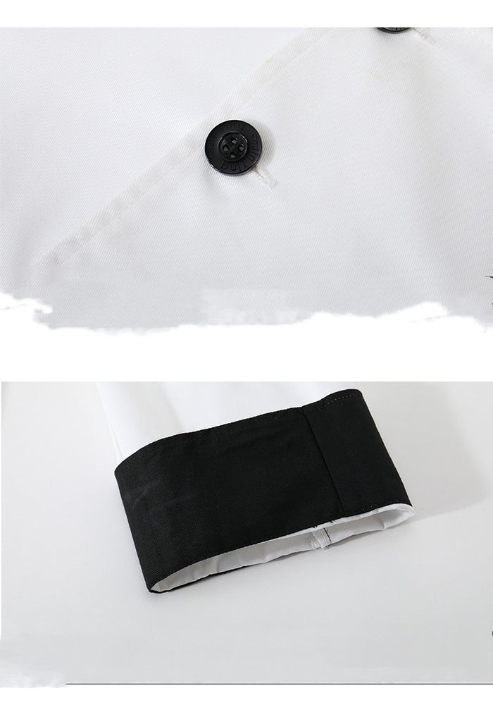 Short Sleeve Chef Jacket – Unisex Restaurant & Kitchen Work Shirt