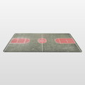 Silent Obstacles Silent Basketball Court, Full Court - Quiet Fingerboard Surface Pad