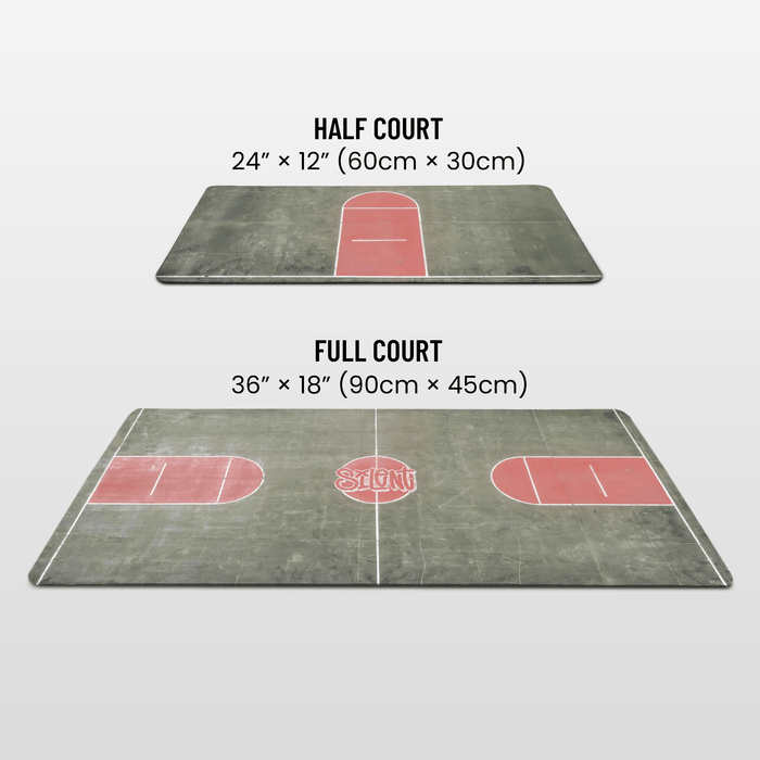 Silent Obstacles Silent Basketball Court, Full Court - Quiet Fingerboard Surface Pad