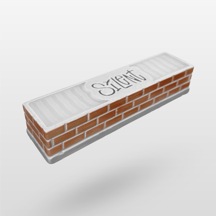 Silent Obstacles Silent Ledge - Noise-Dampening Fingerboard Ledge, 8" long x 2" wide x 1.5" tall