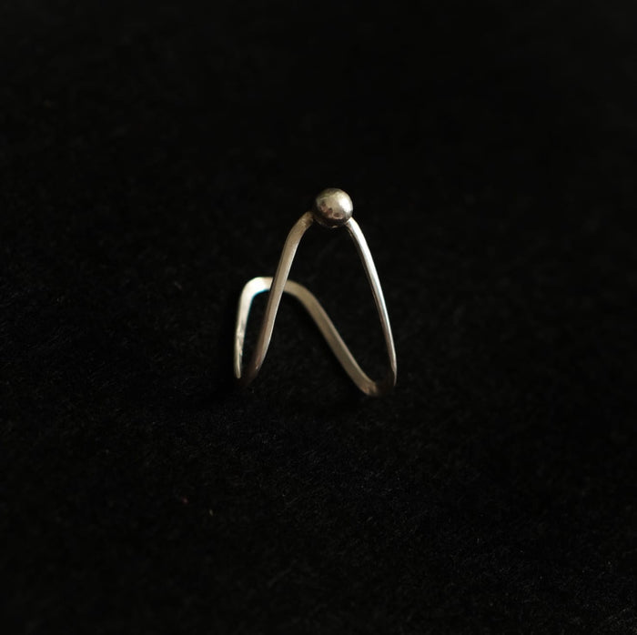 Silver Drop Vanki Ring - Quirksmith