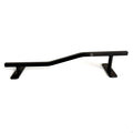 Teak Tuning Square, Bi-Level Fingerboard Rail V2, 12" Long - Steel Construction - Made in USA - Black