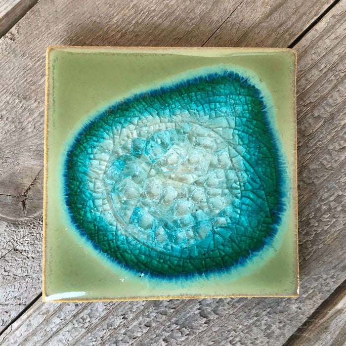 Square Coaster - Jade - Individual Coaster - The Regal Find