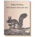 Squirrel, Check Your Nuts Card - The Regal Find