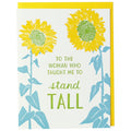 Sunflower Mother's Day card - The Regal Find