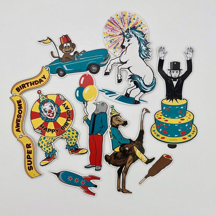 Super Awesome Birthday Mini Decorations - The Regal Find