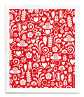 Swedish Dishcloth - Dala - Red: Red - The Regal Find