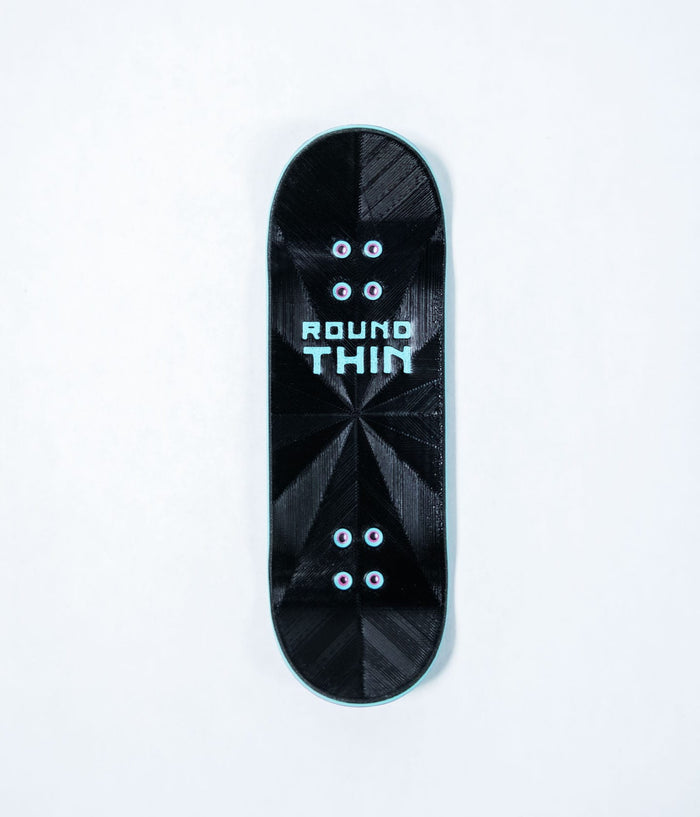 6oh5oh Teak x 6oh5oh 3D Printed Fingerboard Deck - Teal