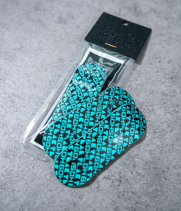 6oh5oh Teak x 6oh5oh 3D Printed Fingerboard Deck - Teal