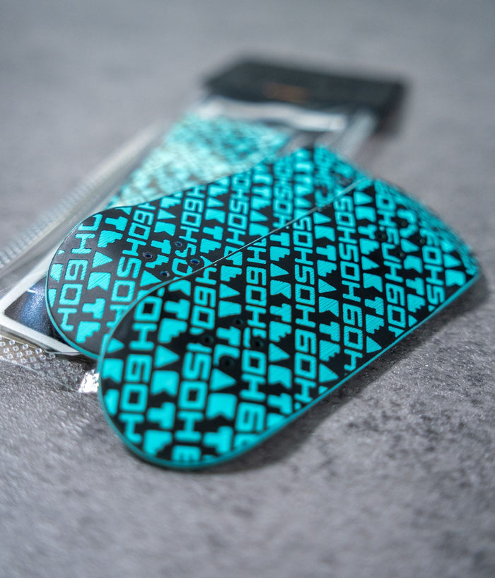 6oh5oh Teak x 6oh5oh 3D Printed Fingerboard Deck - Teal