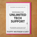 Tech Support Mom Greeting Card - The Regal Find