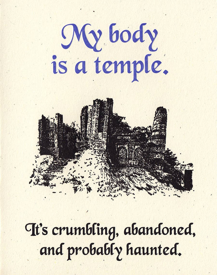 Temple Greeting Card - The Regal Find