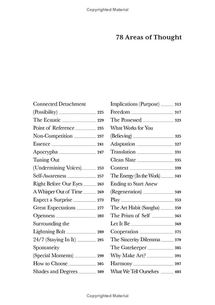 The Creative Act: A Way of Being Book - The Regal Find