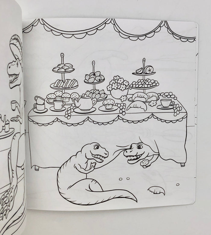 The Dinosaurs A Jurassic Adventure Coloring Book - The Regal Find