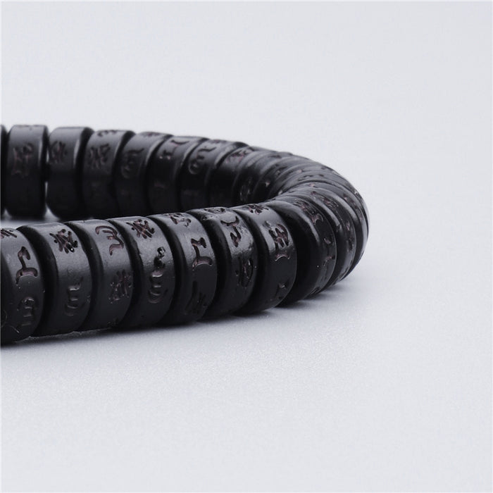 buddhist protection bracelet handmade coconut shell beads adjustable
