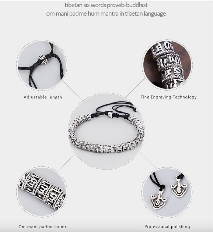 Spiritual Buddhist Bracelet Unisex Meditation Jewelry