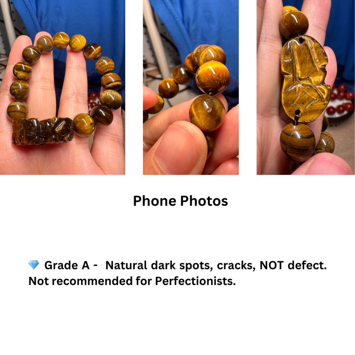 grade a tiger’s eye beads masculine jewelry