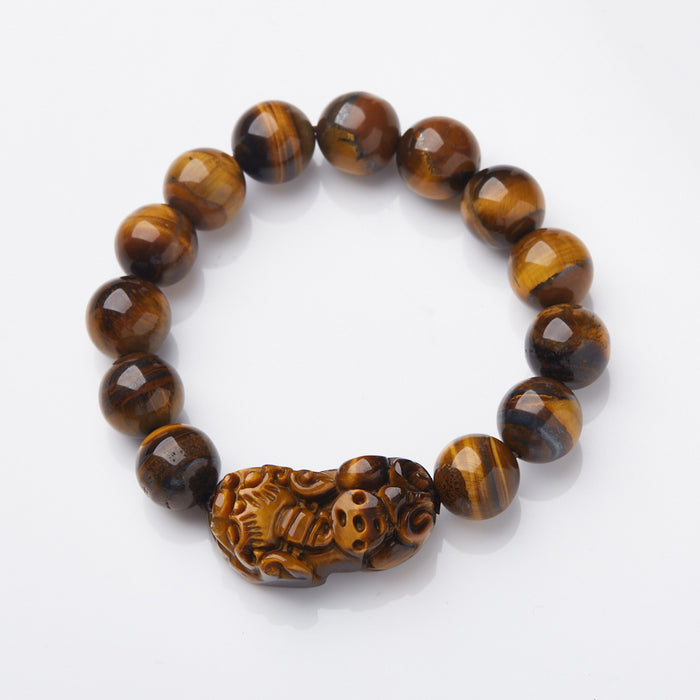 grade a tiger’s eye beads masculine jewelry