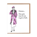 Time to Give Greeting Card - The Regal Find