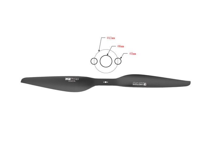 Tmotor Sanded Matte P-series carbon fiber propellers for multirotors with detailed specifications and mounting guidelines