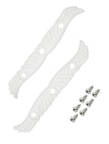 Teak Tuning Toon Series Board Rails (Screws Included) - Mustaches Green