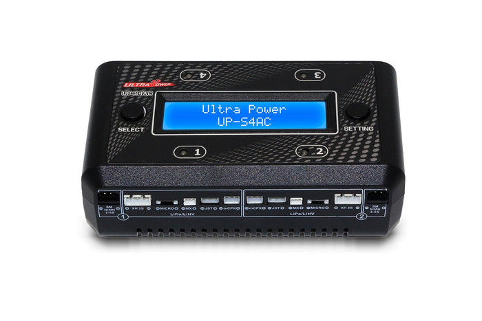 LiPo LiHV Battery Charger | Ultrapower UP-S4AC 1S 2S Charger for Micro Drones