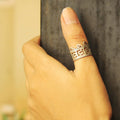 Vidrohi Man Thumb Ring - Small - Medium - Quirksmith