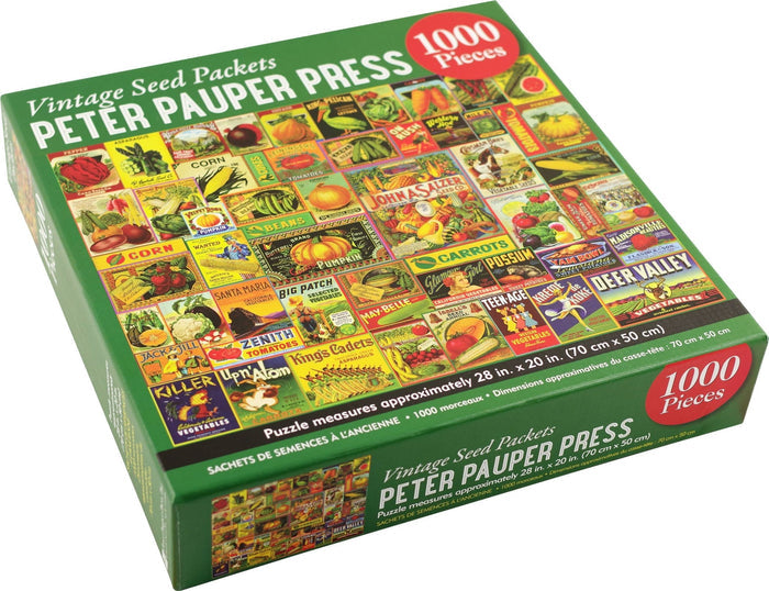 Vintage Seed Packets 1000 Piece Jigsaw Puzzle - The Regal Find