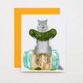 Violet Mortimer Fox Squirrel Card - The Regal Find