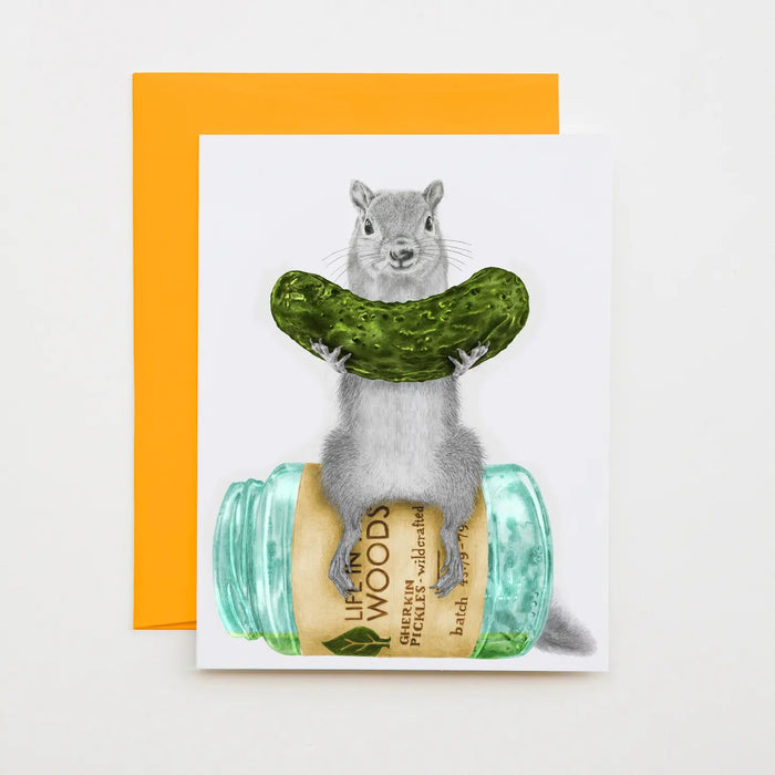 Violet Mortimer Fox Squirrel Card - The Regal Find