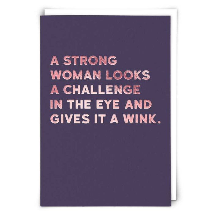 Wink Greetings Card - The Regal Find