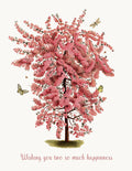 Wishing you two so much happiness A2 greeting card - The Regal Find