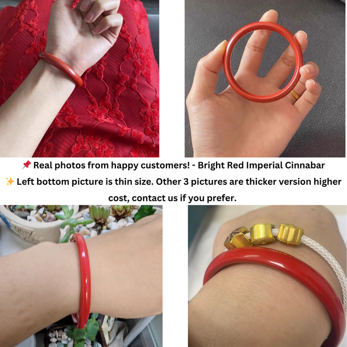 Premium red bangle for women good luck jewelry