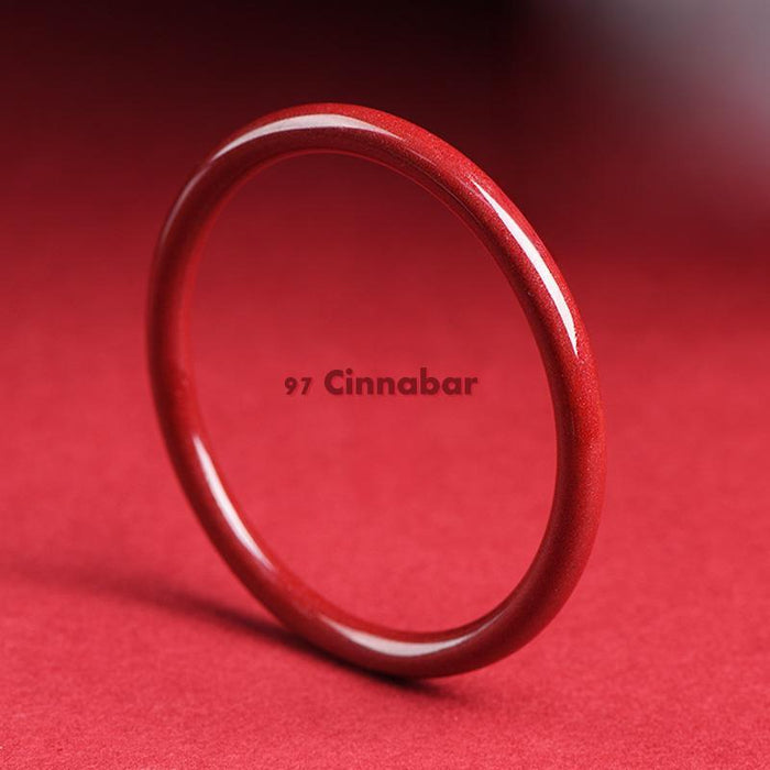 Wealth and protection Feng Shui cinnabar bangle