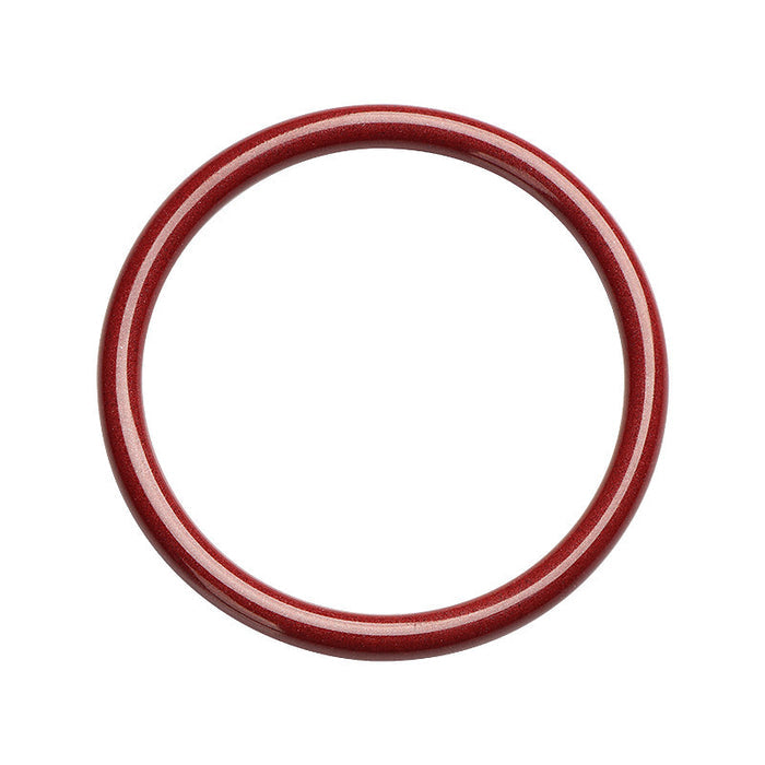 High-content cinnabar thin bangle close-up