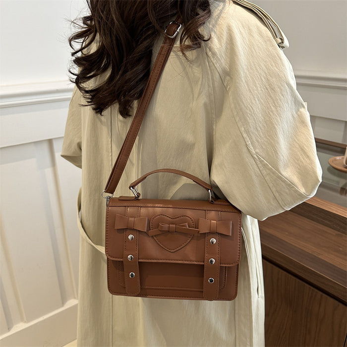 Women's PU Leather Square Shoulder Bag – 5 Colors
