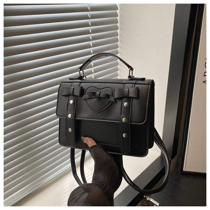 Women's PU Leather Square Shoulder Bag – 5 Colors