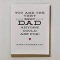 You Are The Very Best Dad Card - The Regal Find